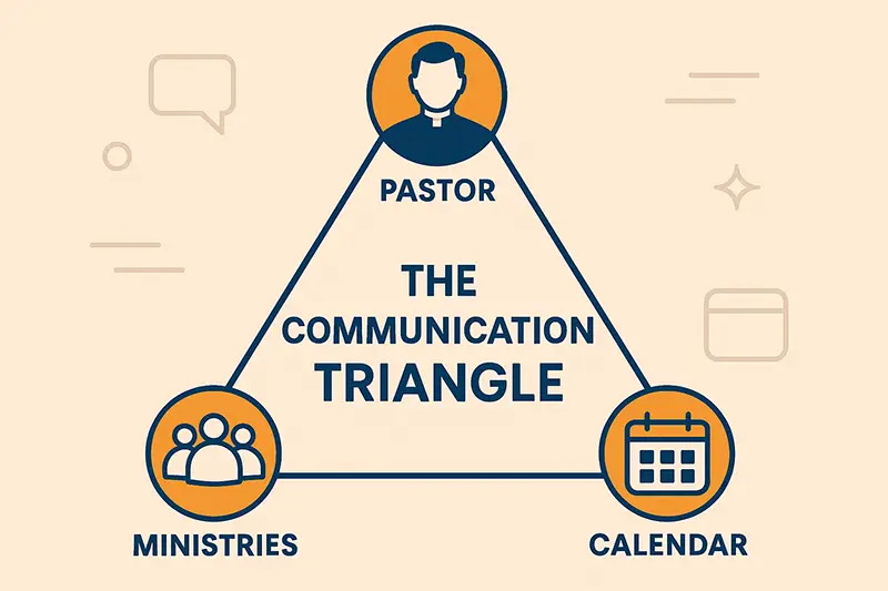 The Communication Triangle: Aligning Your Pastor, Ministries, and Calendar